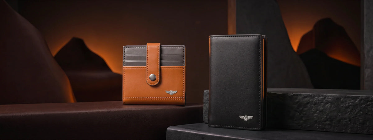 Men’s Premium Cowhide Leather Wallets | Italian Design