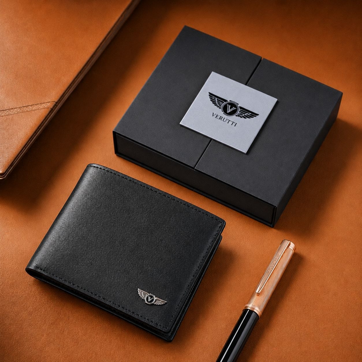 Verutti vrw-5012-Black|Classic Leather Wallet