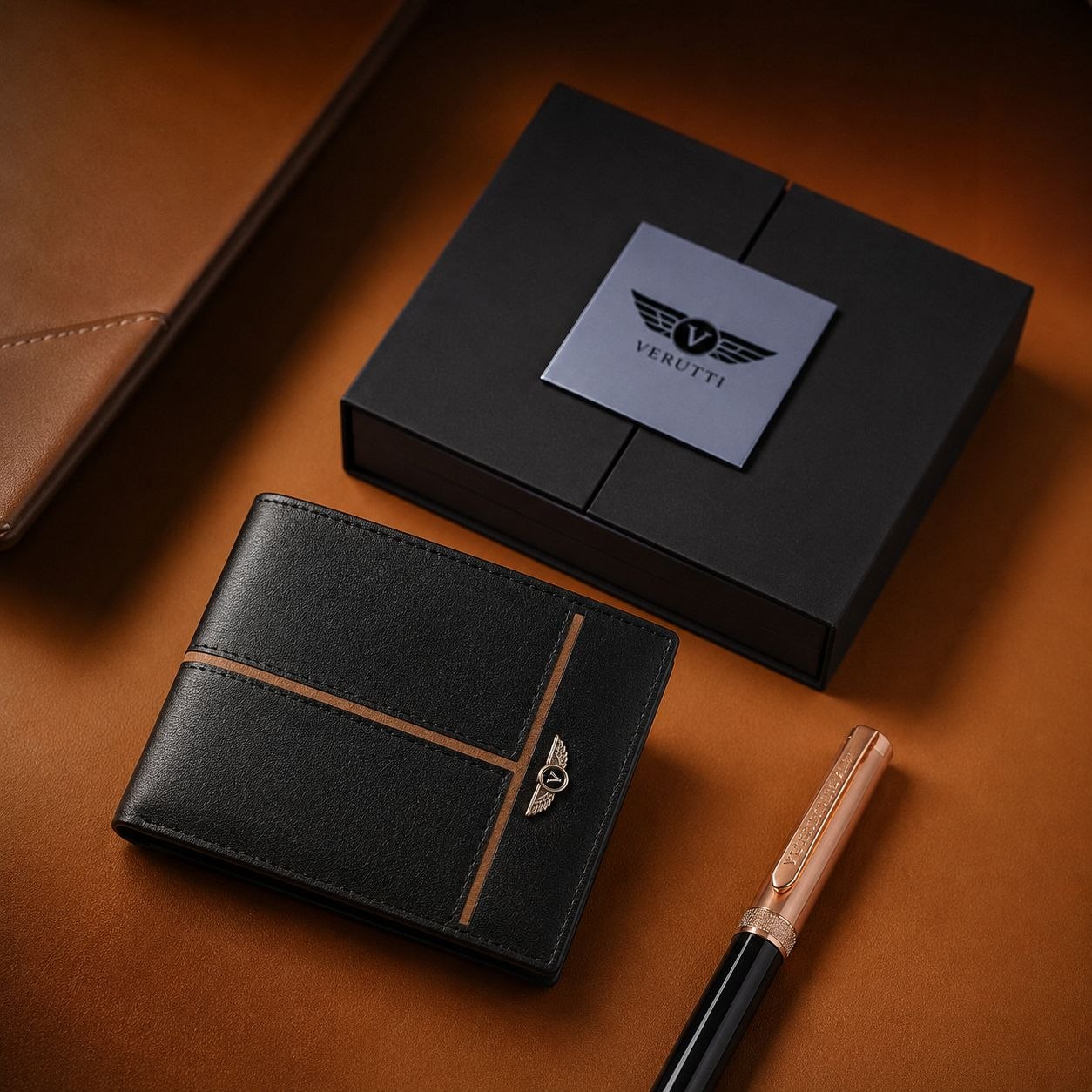 Verutti vrw-5013-Black | Classic Leather Wallet