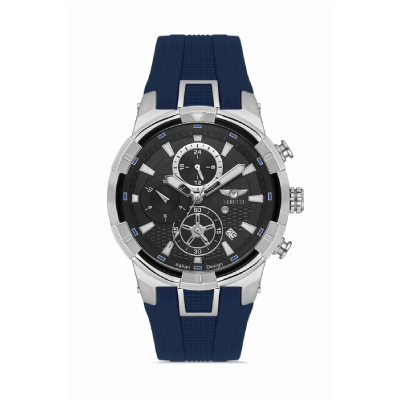 ساعة رجالية فاخرة - Verutti VR-1014-3 Chrono Sport Edition