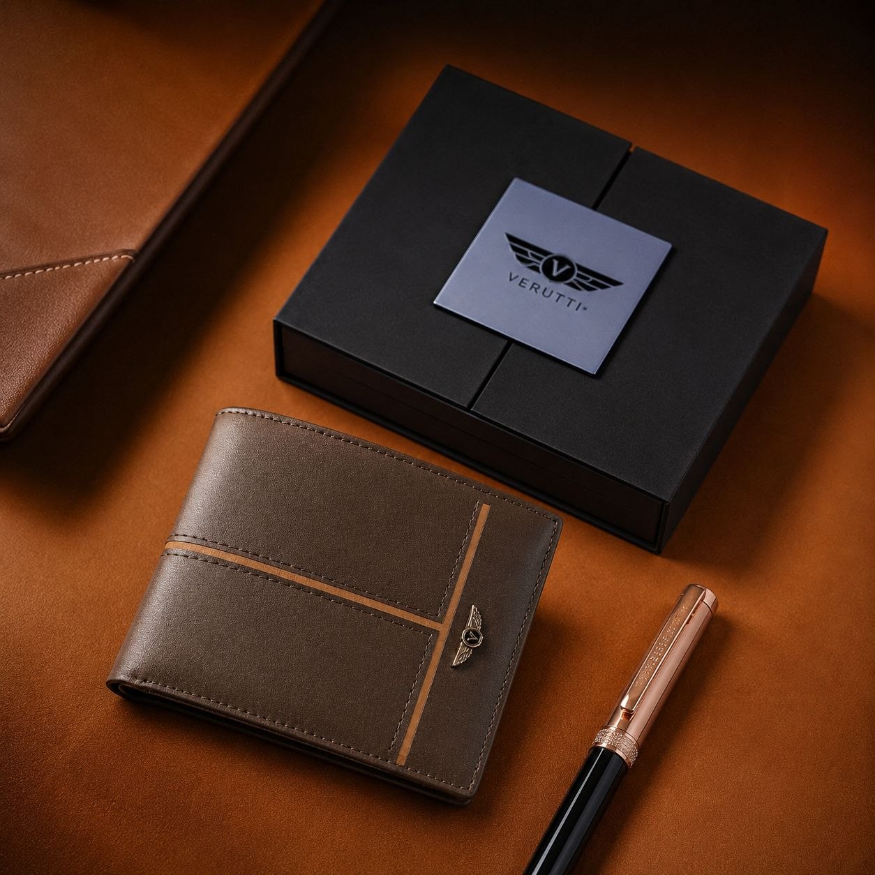 Verutti vrw-5013-Coffe | Classic Leather Wallet