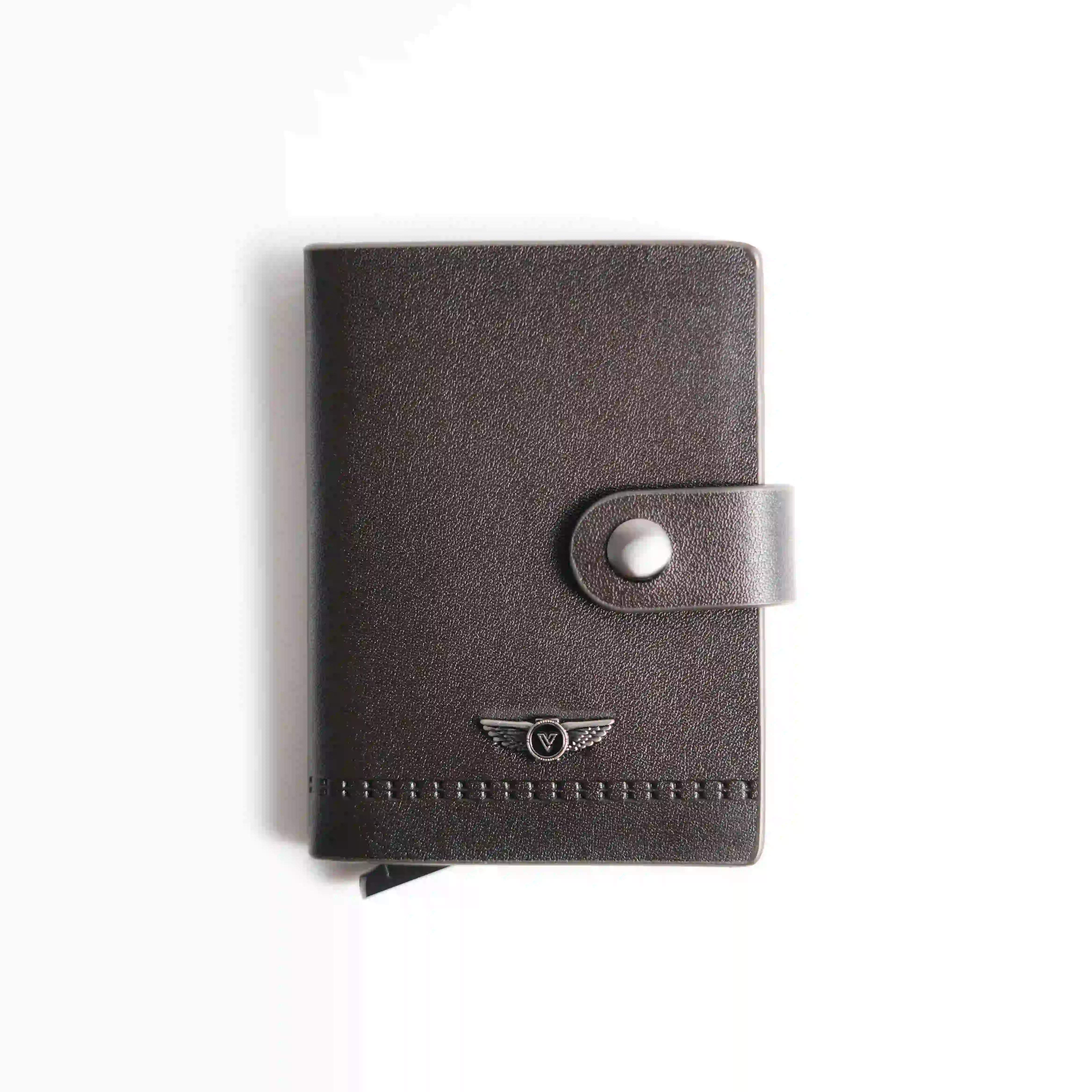 Verutti Men’s Leather Wallet in Brown Cowhide, Model VRW-1012-3